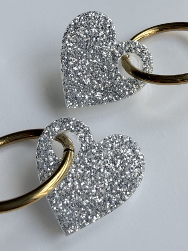 PAMPILLES BB KISS'KISS paillettes argent