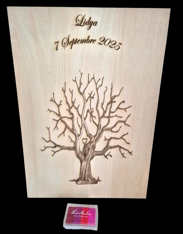 Arbre a empreinte bois 