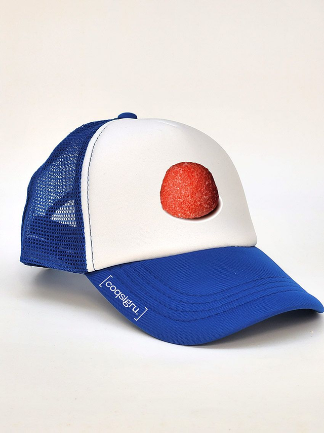 CASQUETTE TRUCKER ENFANT_BLEU_BLANC_FRAISE