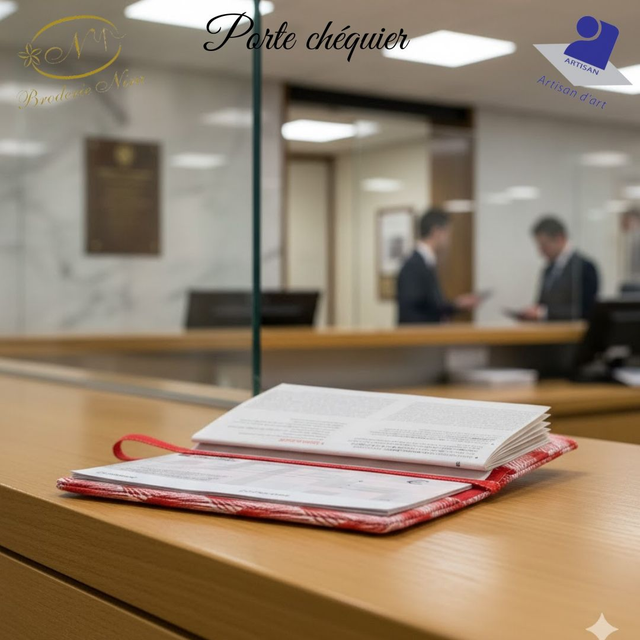 Étui Chéquier Artisanal – Protection &amp; Élégance