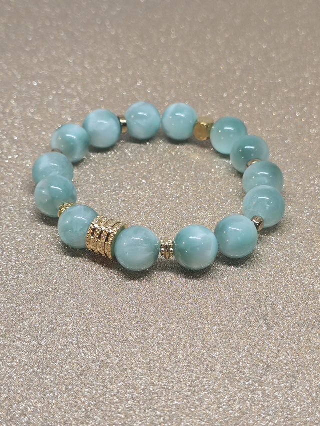 Bracelet Garniérite XL en 1,2 cm