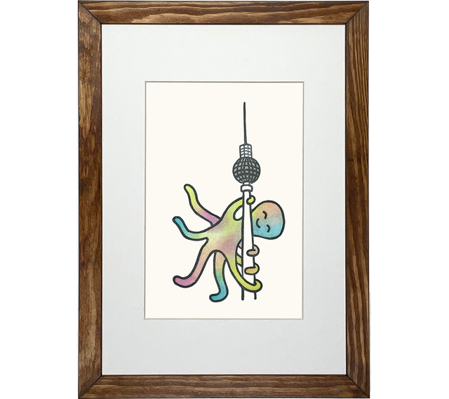 Linoldruck "Berlinopus Big" 21x30cm 