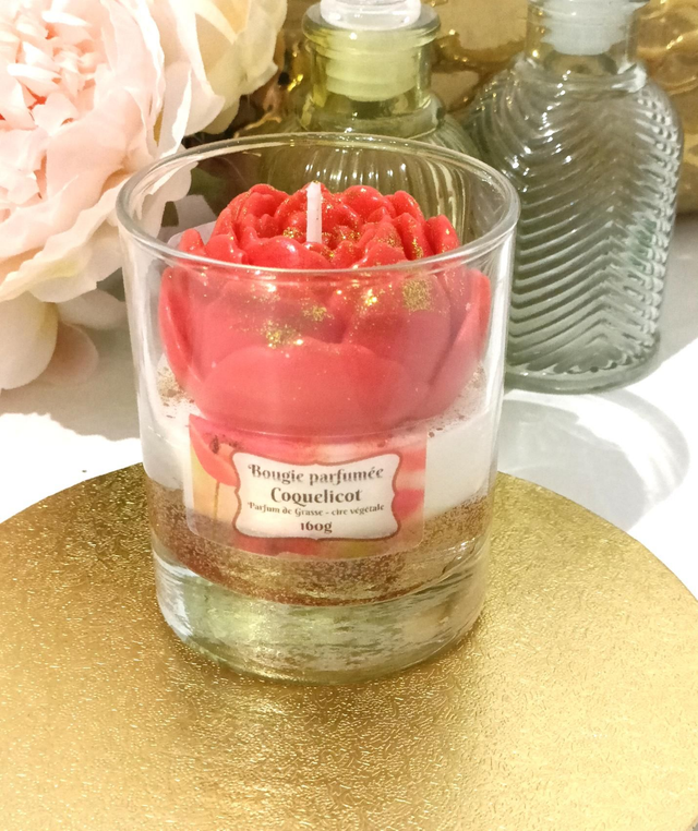 Bougie Coquelicot 