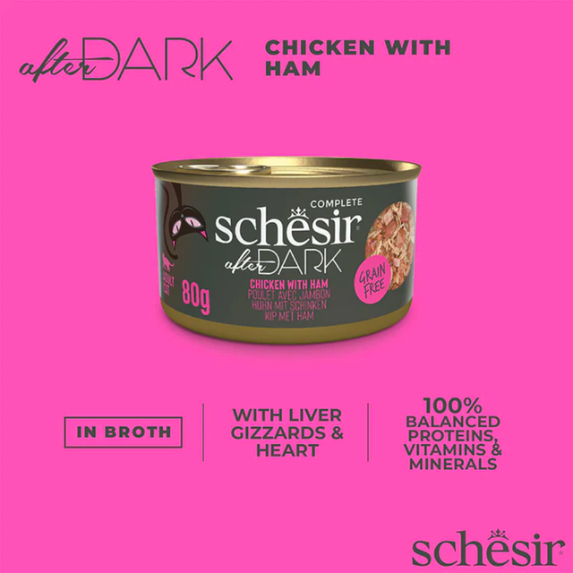 Schesir Chicken With Ham In Broth 80g