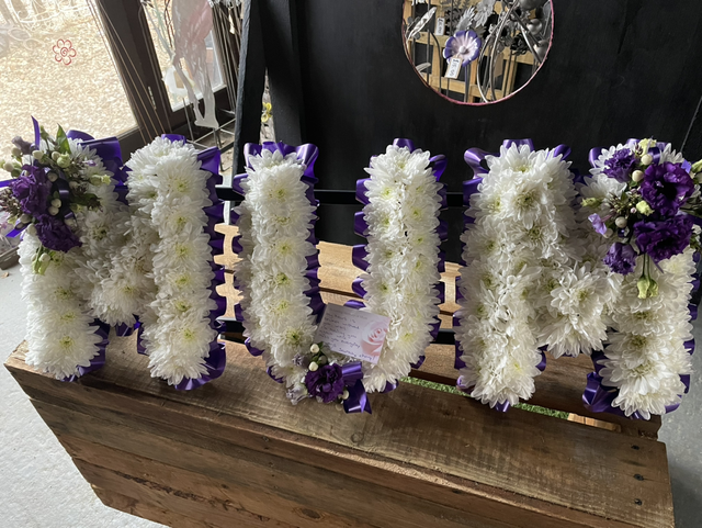 Mum. Nan. Dad fresh flower arrangement 