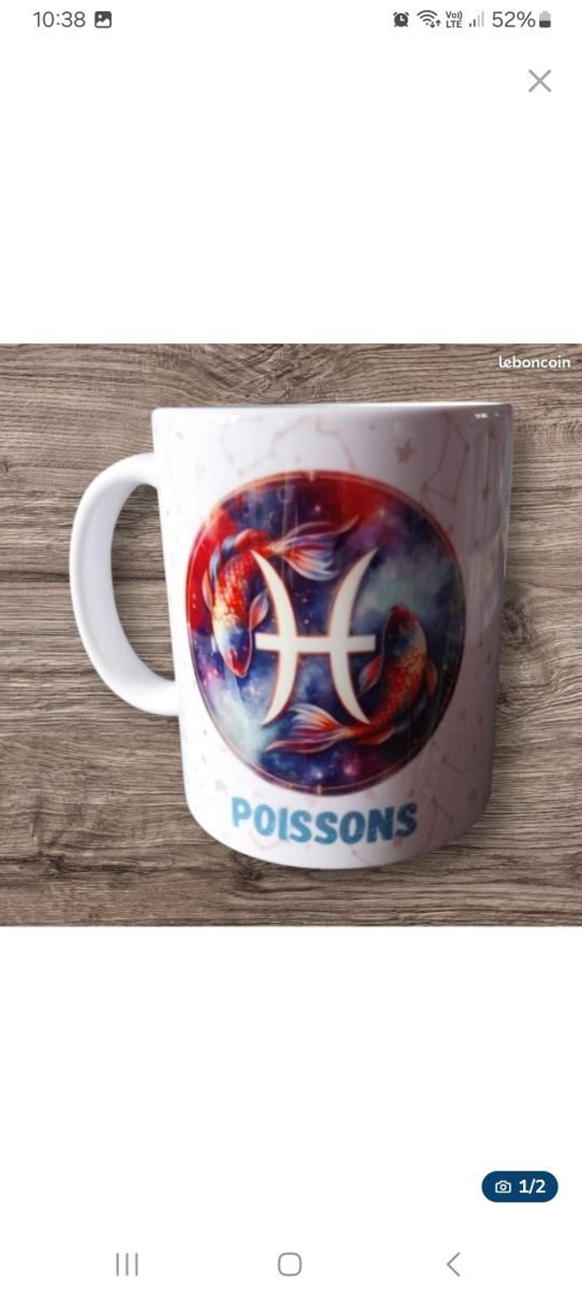 Mug astrologie Poissons 