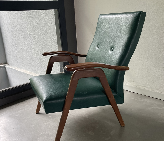 Groen stoeltje fifties