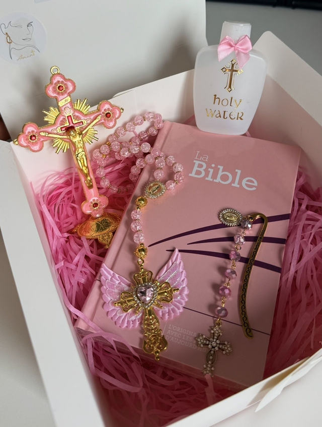 Coffret Biblique Rose