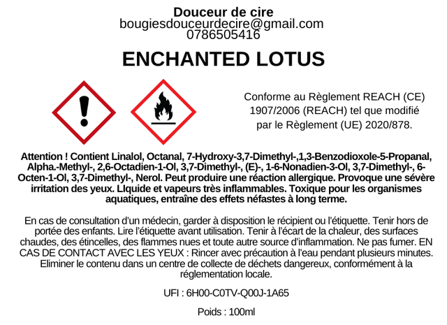 Diffuseur à brins Enchanted Lotus