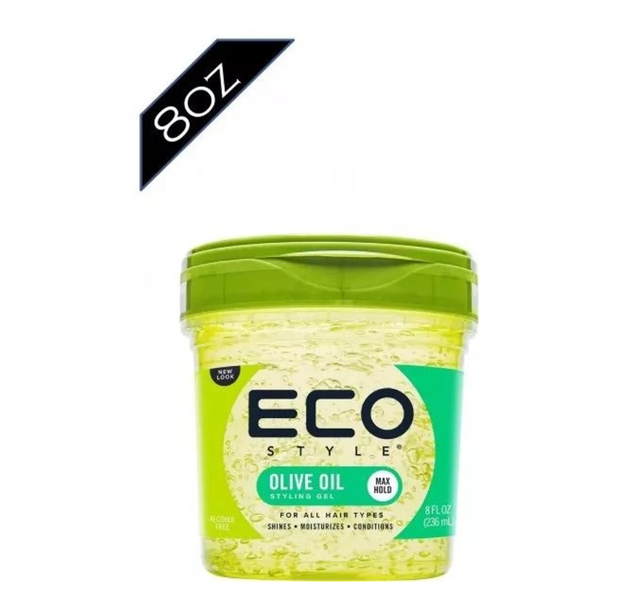 ECO: STYLING GEL - 8OZ OLIVE OIL 