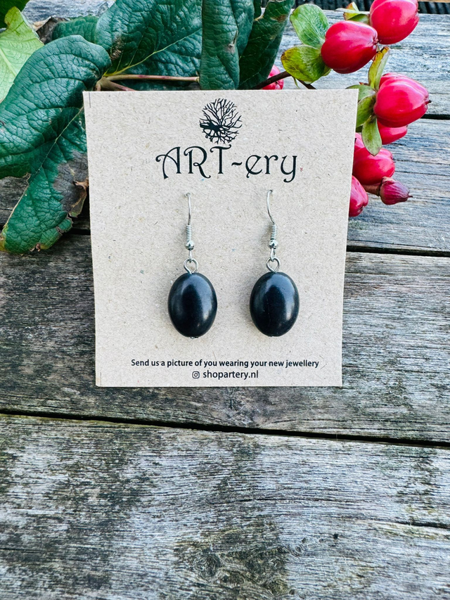 Big bead earrings