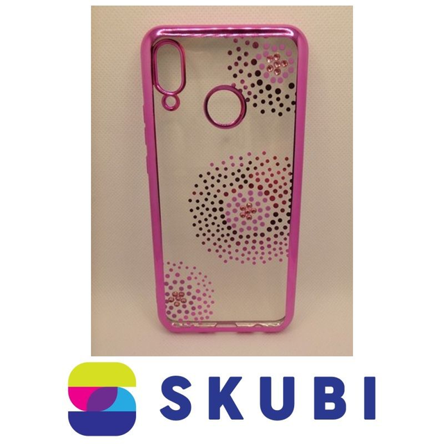 HUAWEI HONOR 8X - OBAL NA MOBIL - BEEYO - FLOWER DOTS - RŮŽOVÝ