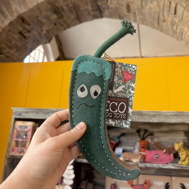 Green & Wild's Juan the Jalapeno Eco Dog Toy
