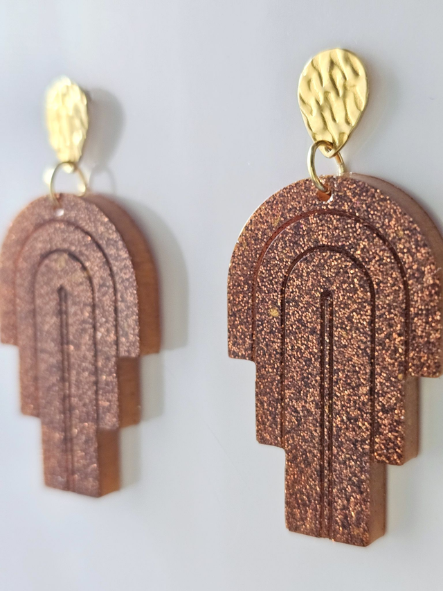 MIAMI noisette pailletté 