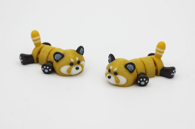 Panda roux flexible miniature