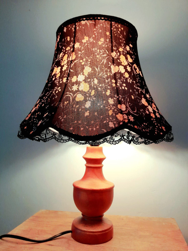 Abat-jour black shabby chic