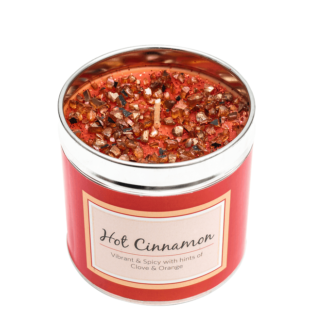 Hot cinnamon candle
