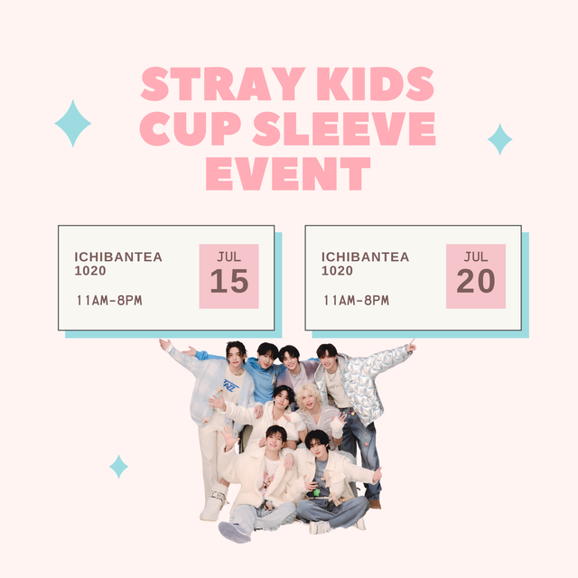 StrayKids Cupsleeve event | [Pre-Order]