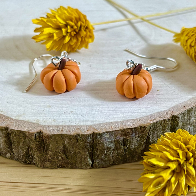 Pendientes Calabaza