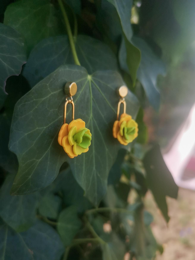 Collection Florale Vent d'automne - Boucles d'oreilles Lyna