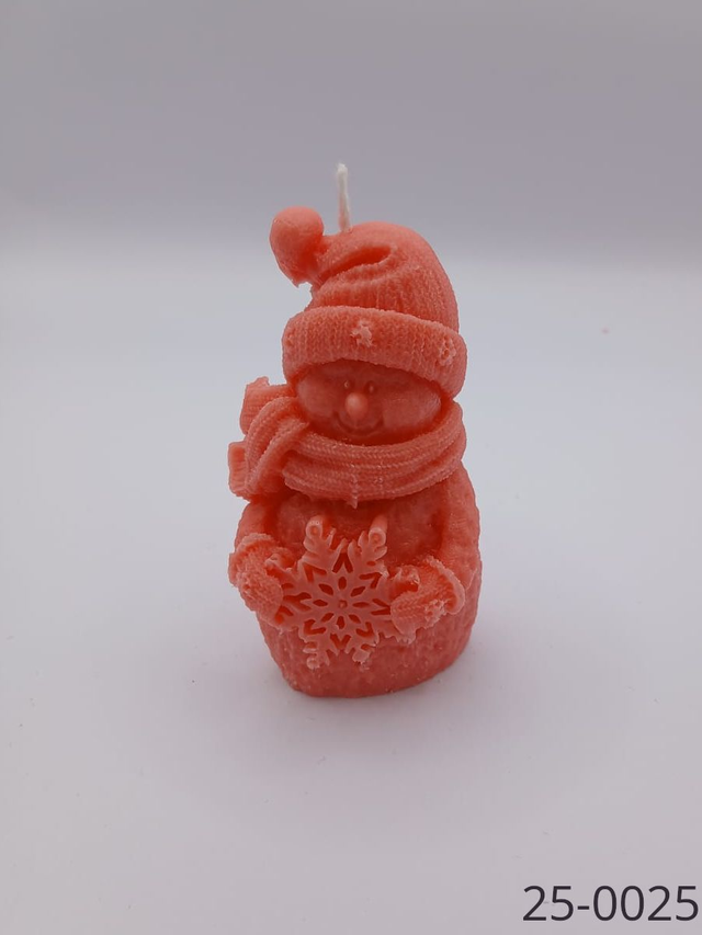 Schneemann mit Flocke