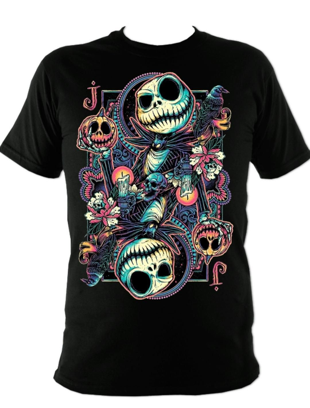 Jack Skellington Playing Card T-shirt