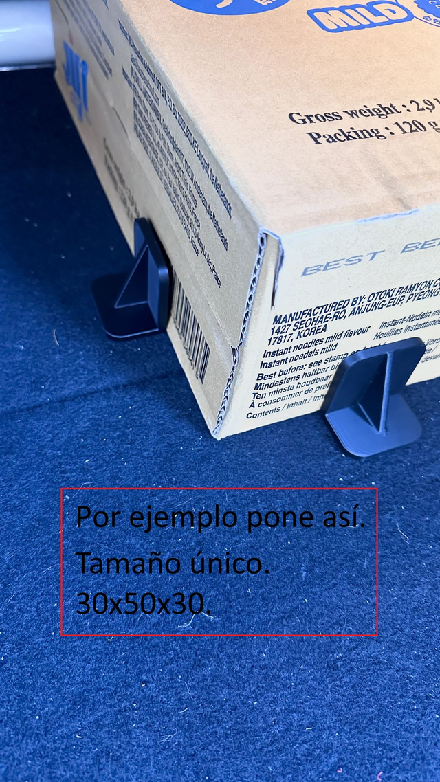 [Oferta 4x1] Sujetador Antideslizante para Maletero de Coche - Bloque Organizador Impreso en 3D