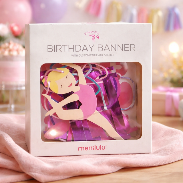 Guirlande Happy Birthday Gymnastique 17 Sujets