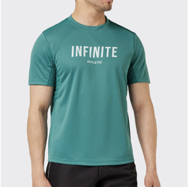 #Zip ∞Athletic Men's Petrol Man Training Shirt