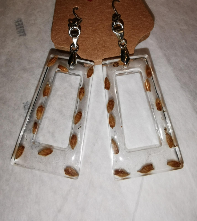 Boucles d&#039;oreilles lavande 