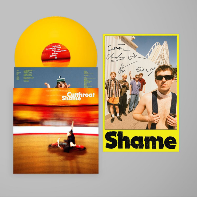 Shame - Cutthroat LP (UK Indies Exclusive Signed Hot Shots Vinyl) (Due Out 05/09/2025)