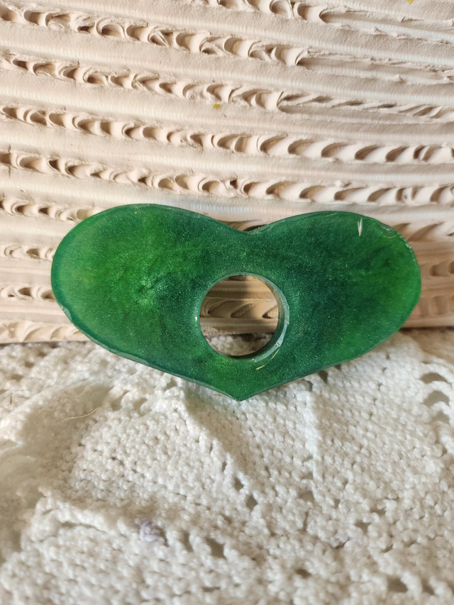 Bague de lecture résine verte