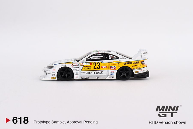 MGT00618 Mini GT 1/64 Nissan LB-Super Silhouette S15 SILVIA #23 2022 Goodwood Festival of Speed (RHD)
