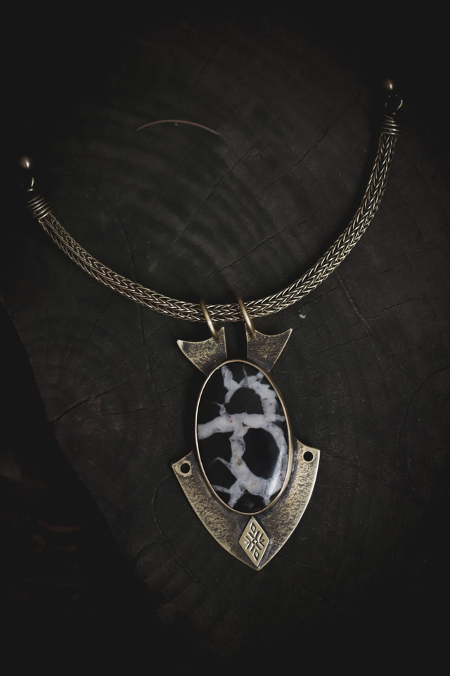 CH&#039;ASKA - Torque Septaria et maille viking