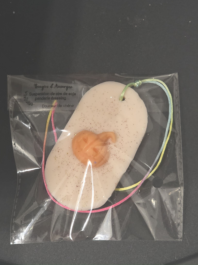 Suspension de cire de soja parfum douceur de chêne citrouille