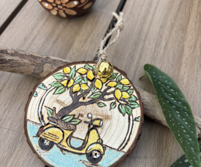 Boule de Noël en bois Dolce Vita 