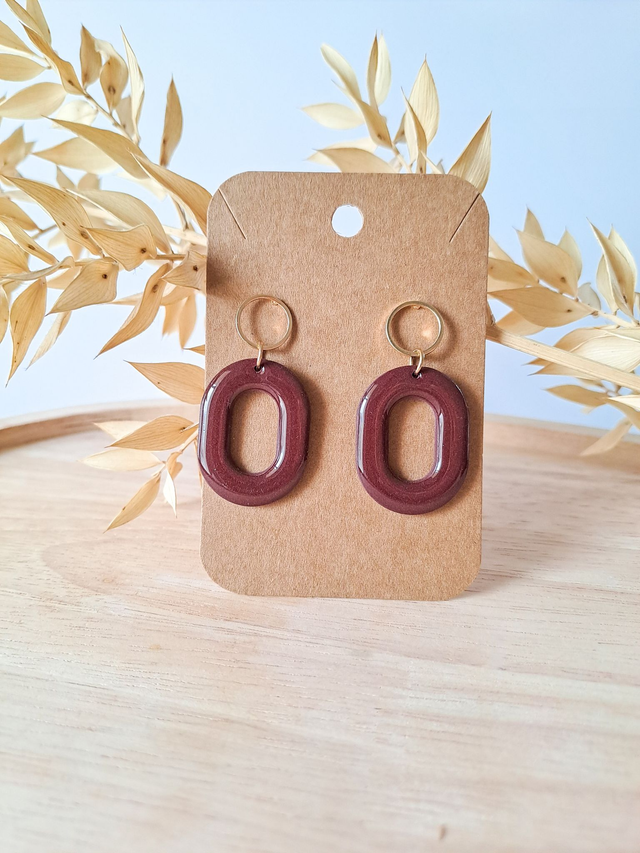 Boucles d'oreilles SYBILLE personnalisables