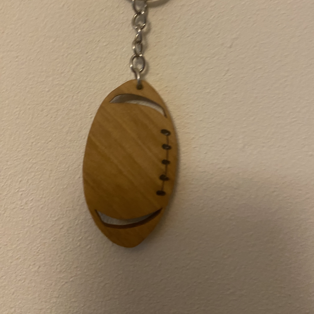 Porte clef ballon de rugby 