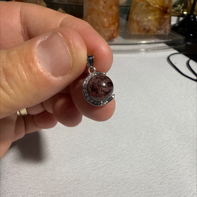 Garden quartz s925 pendant 