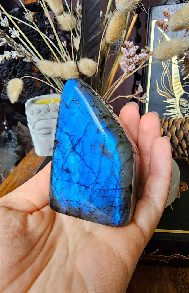 Bloc Labradorite bleue