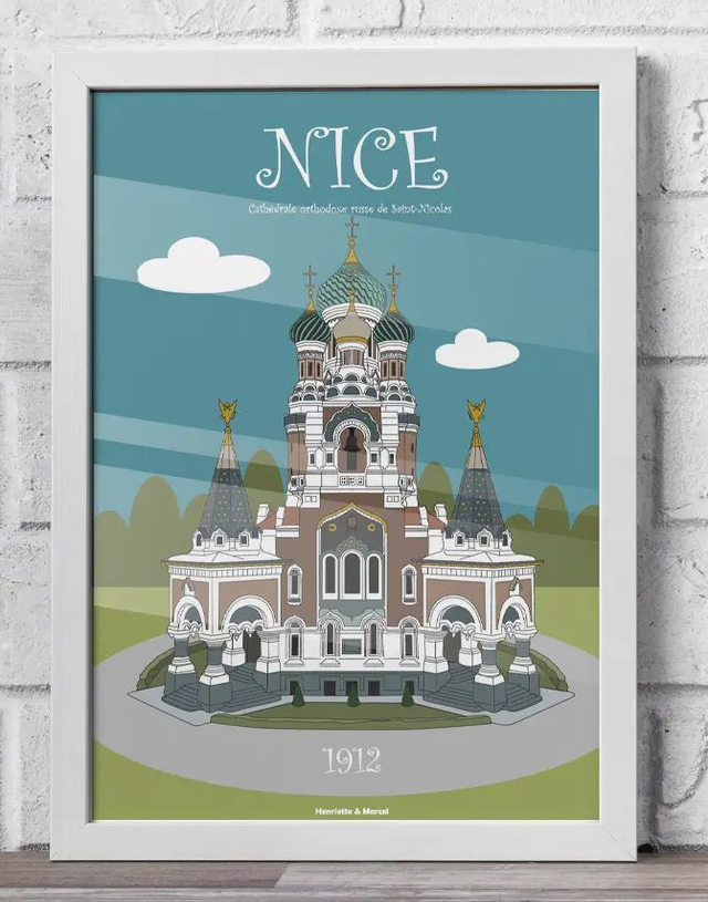 04 - Carte postale ville Nice