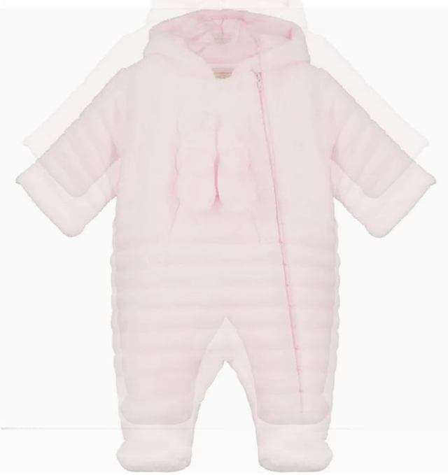 Alison Baby-Ausug aus Fleece, Rosa