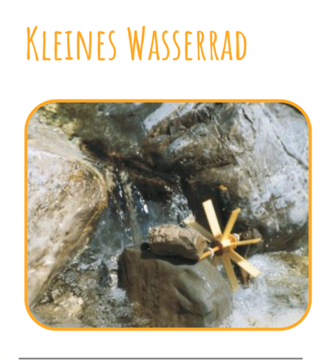 Kleines Wasserrad