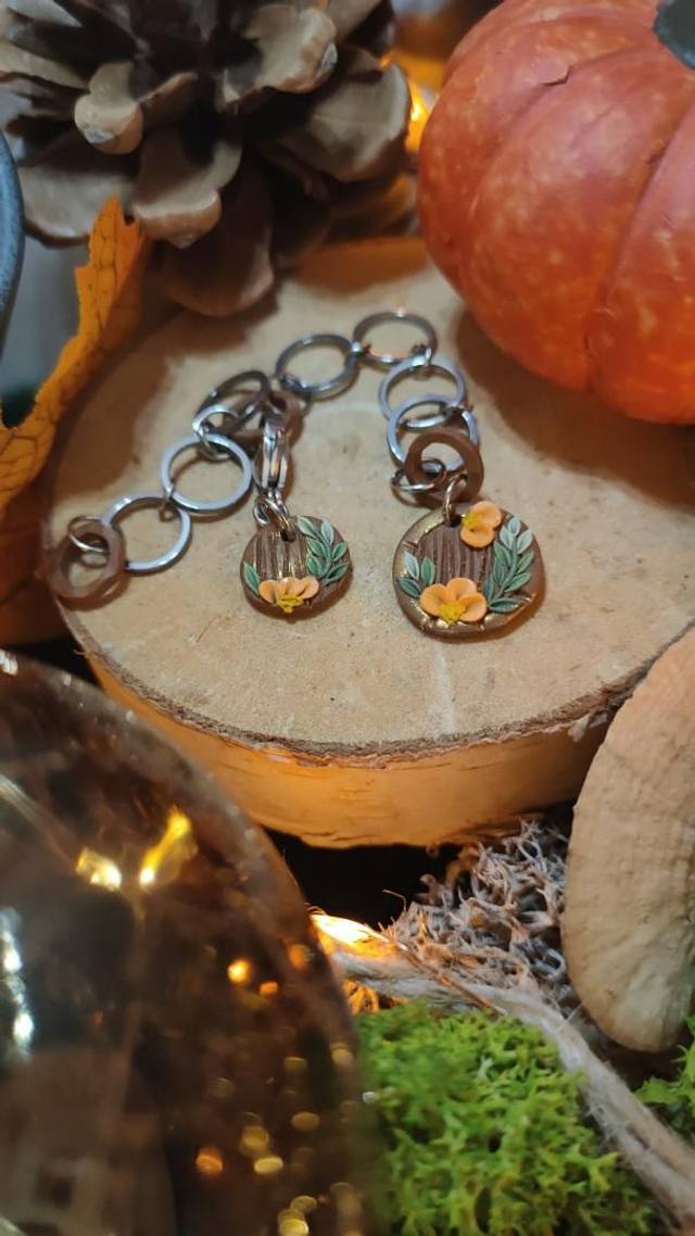 Compte-rang Porte de Hobbit orange