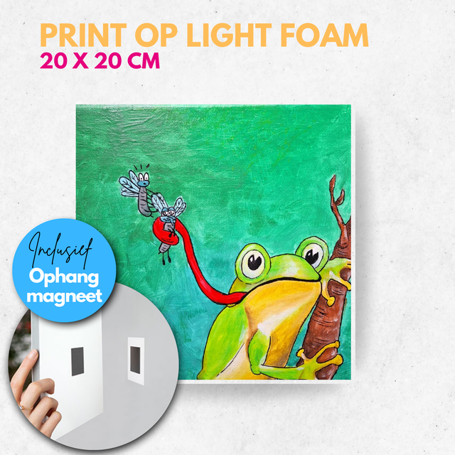 Kikker | Light foam met magneet
