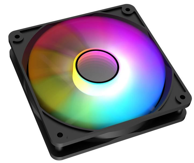 CiT Halo 120mm Infinity ARGB Black 4pin PWM PC Cooling Fan