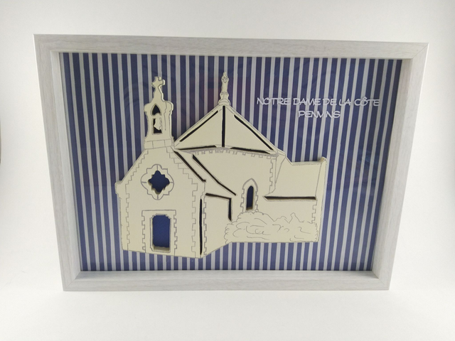 Cadre déco chantourné - Notre Dame de la Côte