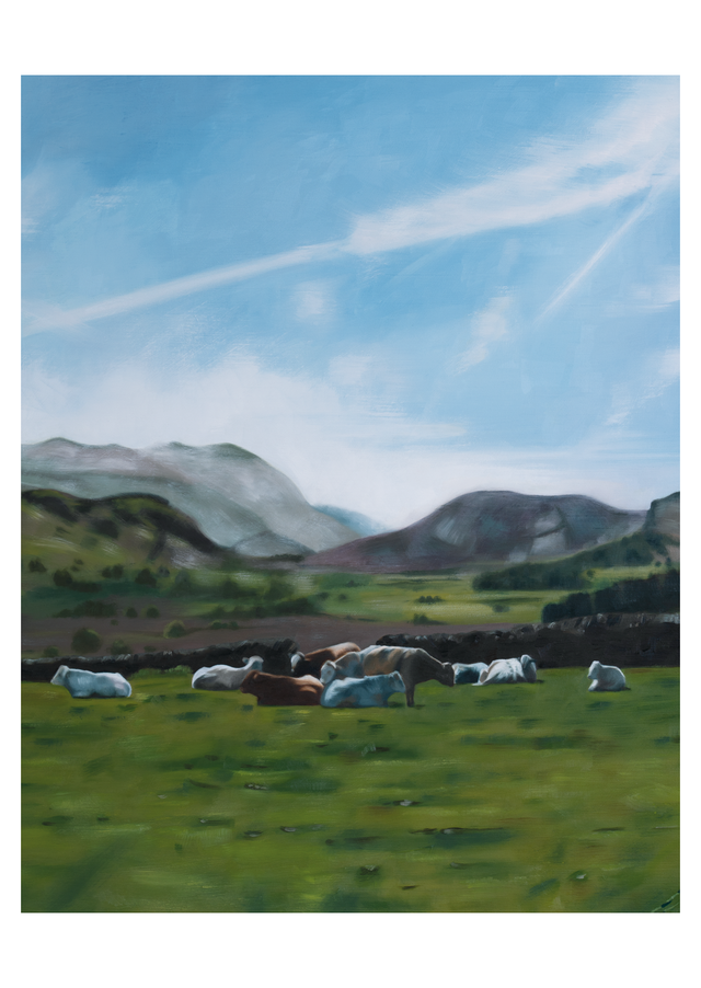 Postcard - Keswick Cows (Detail)