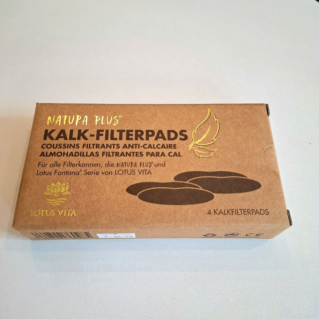 Kalk-Filterpads 4er