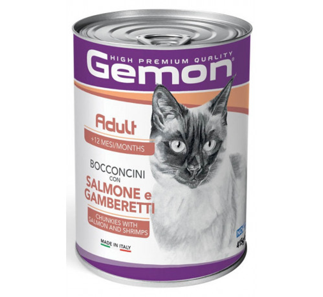 GEMON CAT BOCCONCINI SALMONE/GAMBERETTI